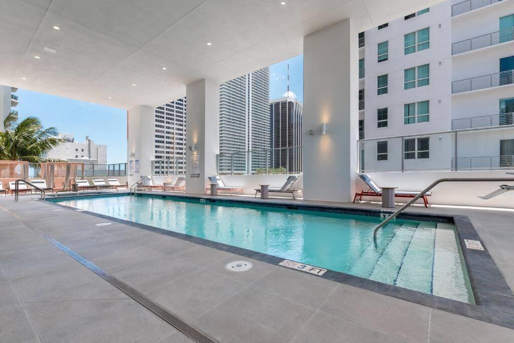 Amazing 2 Bedroom 30Th Floor Downtown Free Parking Miami Exteriör bild