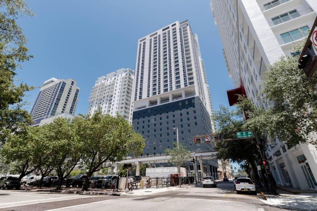 Amazing 2 Bedroom 30Th Floor Downtown Free Parking Miami Exteriör bild